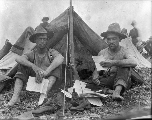 Troops of the 22nd Kansas Volunteer Infantry