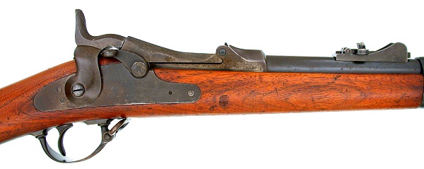 Close-up of Trapdoor Rifle Traceable to the 22nd Kansas Volunteer Infantry
