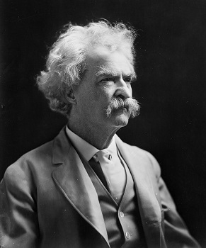 Mark Twain (Samuel Clemens), about 1907