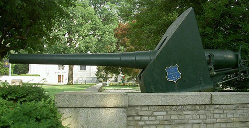 Gun from the Spanish Cruiser Vizcaya at the Naval Academy, Annapolis, MD